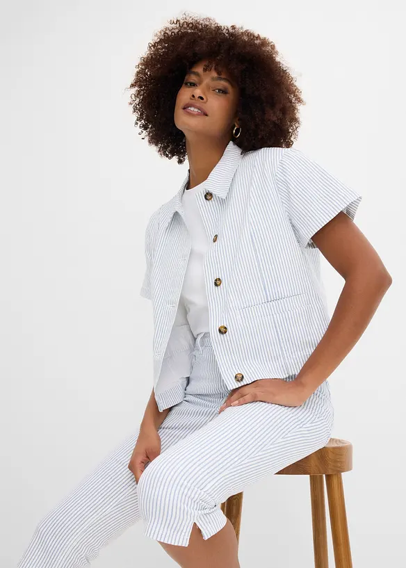 Capri-Jeans Mid Waist, bonprix