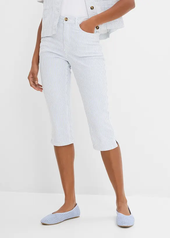 Capri-Jeans Mid Waist, bonprix