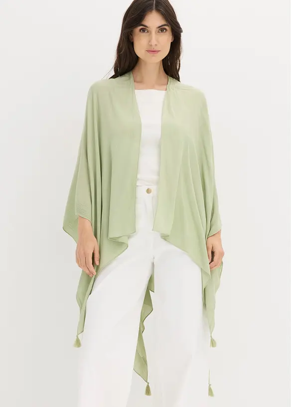 Sommerponcho aus reiner Viskose, bonprix