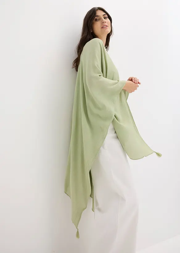 Sommerponcho aus reiner Viskose, bonprix
