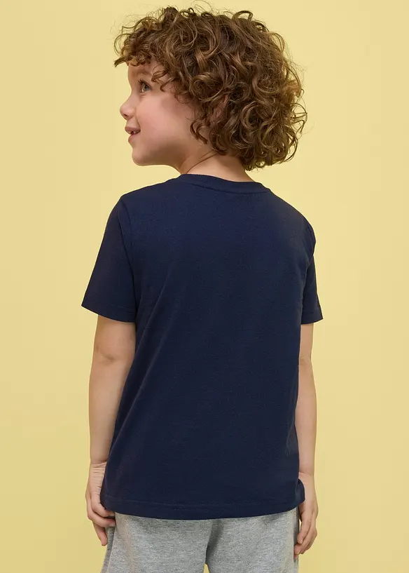 T-Shirt mit Wendepailletten aus reiner Bio-Baumwolle, bonprix