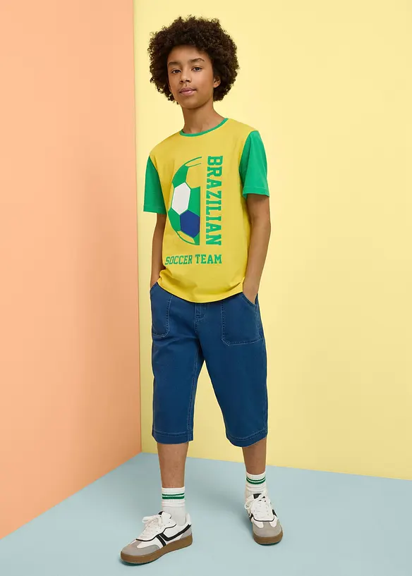 T-shirt Br&eacute;sil 100% coton, bonprix