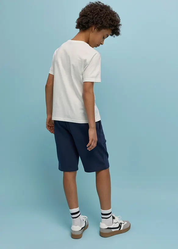T-shirt et bermuda sweat 100% coton (ens. 2&nbsp;pces), bonprix