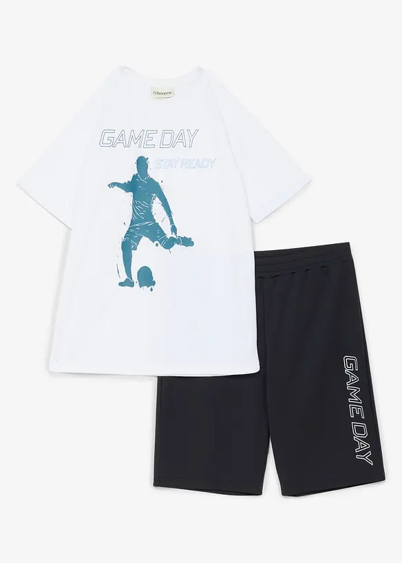 T-shirt et bermuda de sport (ens. 2 pces), s&eacute;chage rapide, bonprix