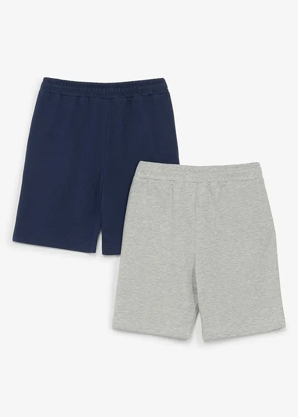 Lot de 2 bermudas sweat, bonprix