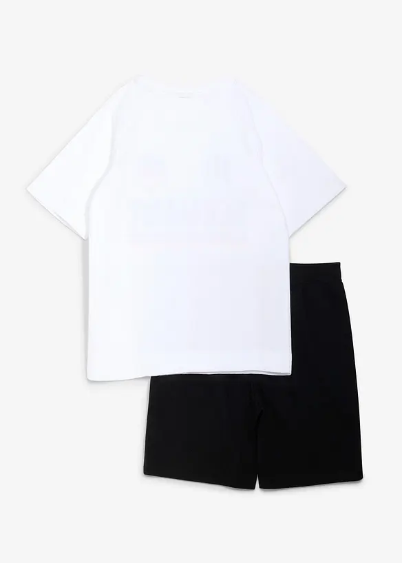 T-shirt et short en jersey 100% coton doux (ens. 2&nbsp;pces), bonprix