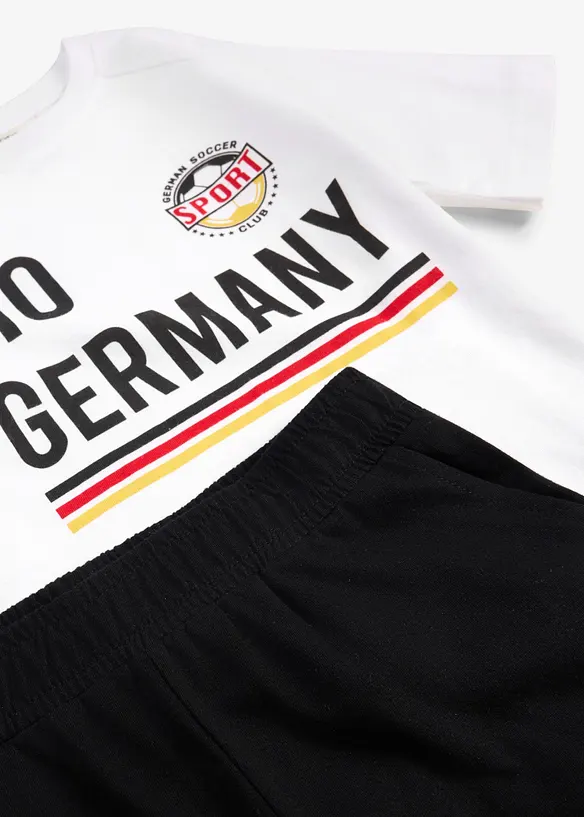 T-shirt et short en jersey 100% coton doux (ens. 2&nbsp;pces), bonprix