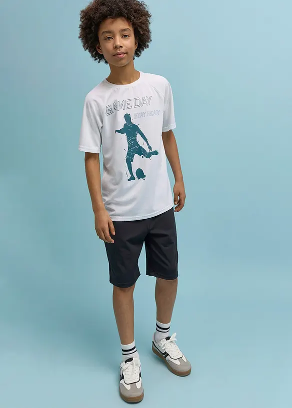 T-shirt et bermuda de sport (ens. 2 pces), s&eacute;chage rapide, bonprix