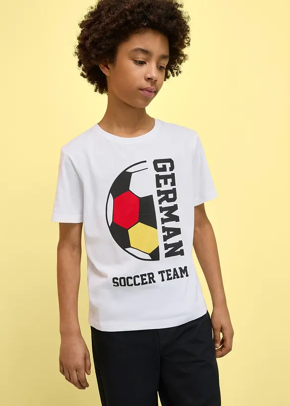 T-shirt Allemagne 100% coton, bonprix