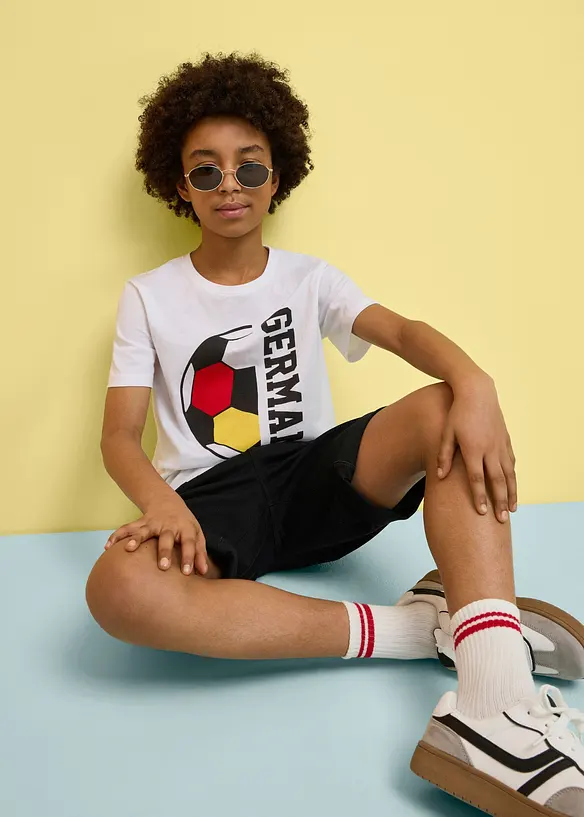T-shirt Allemagne 100% coton, bonprix