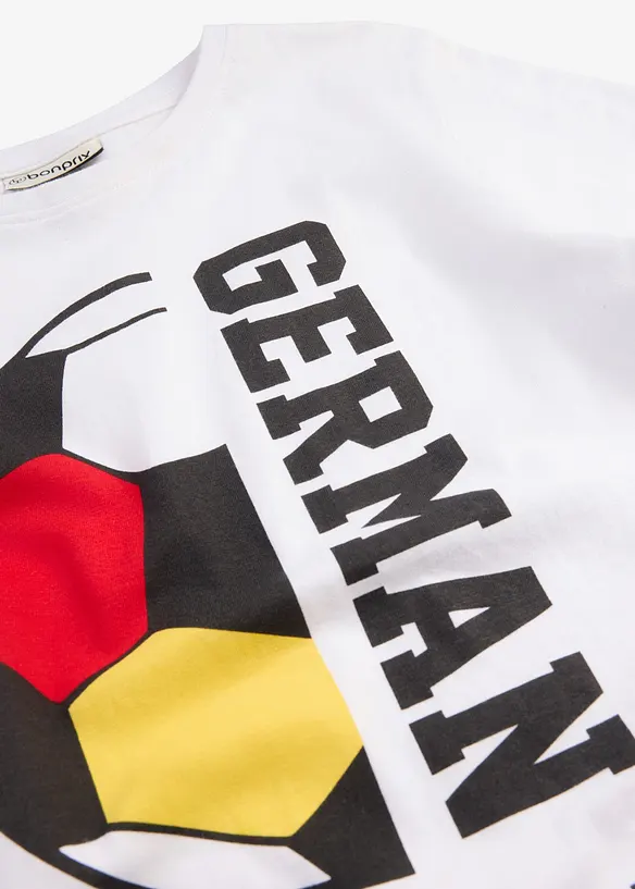 T-shirt Allemagne 100% coton, bonprix