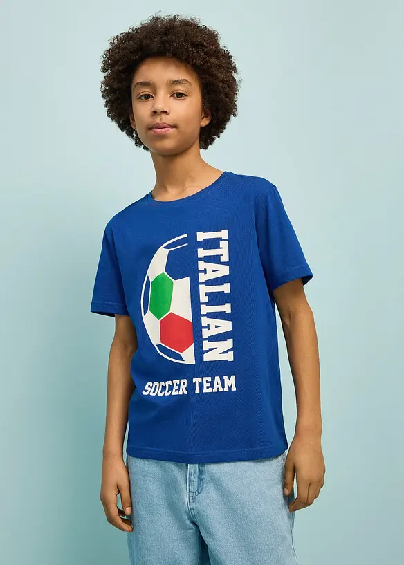 T-shirt Italie 100% coton, bonprix