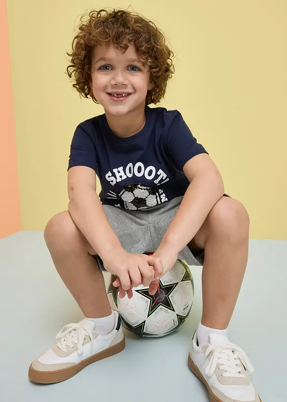 T-shirt 100% coton &agrave; sequins r&eacute;versibles, bonprix