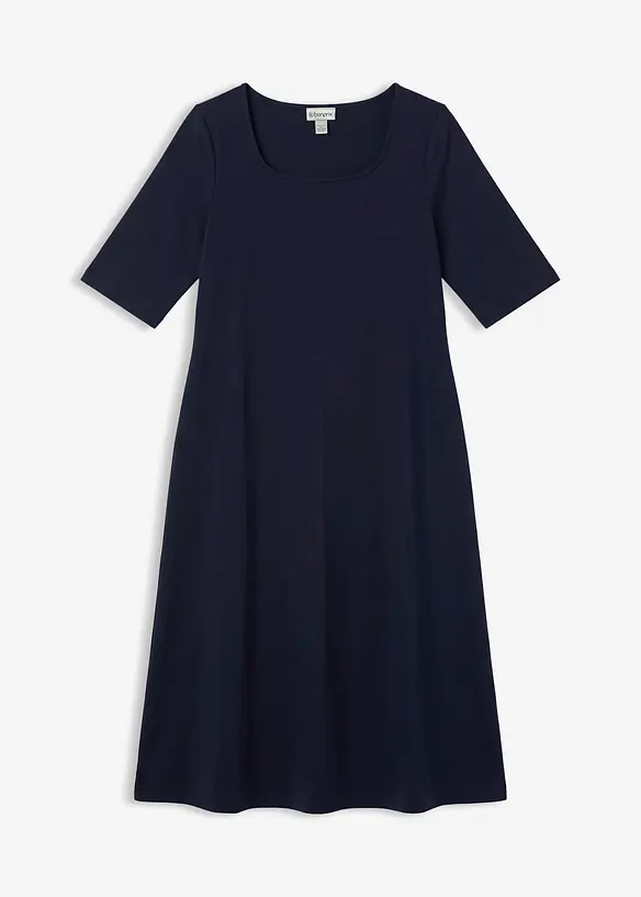 Jerseykleid aus purer Bio-Baumwolle, bonprix