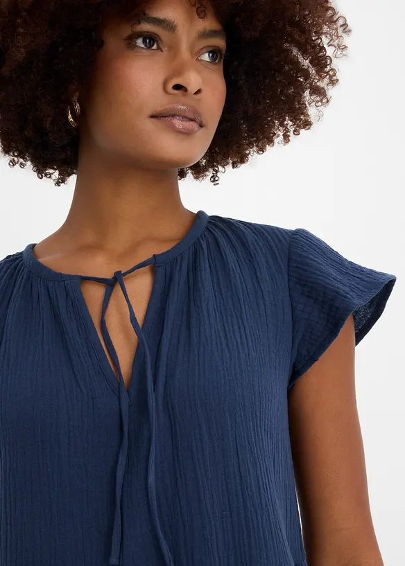 Robe douce en gaze de coton, bonprix