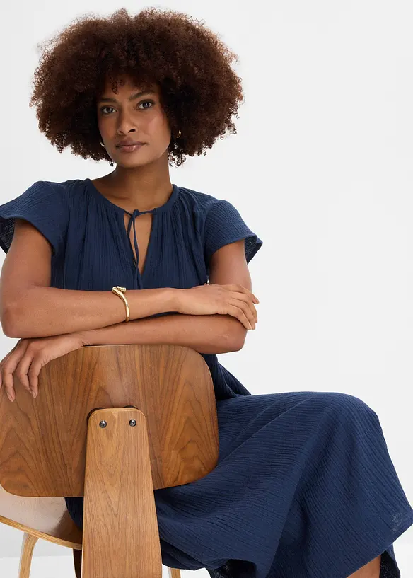 Robe douce en gaze de coton, bonprix