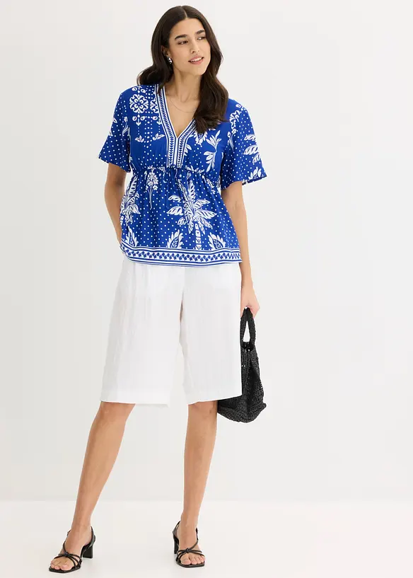 Bluse aus flie&szlig;ender Viskose, bonprix