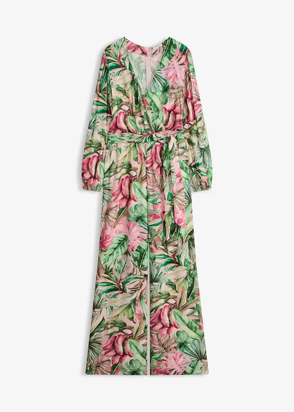 Jumpsuit mit tiefem Ausschnitt, bonprix