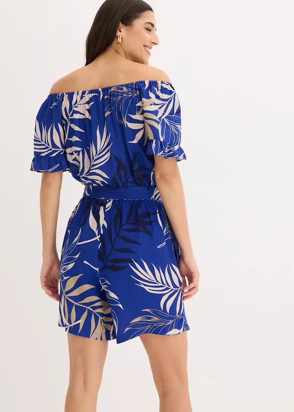 Jumpsuit mit Carmenausschnitt, bonprix