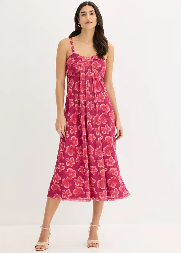 Maxikleid mit Mesh, bonprix