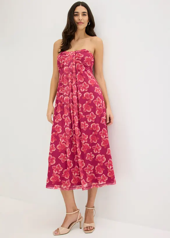 Maxikleid mit Mesh, bonprix