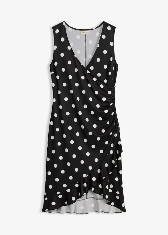 Jerseykleid mit tiefem Ausschnitt, bonprix