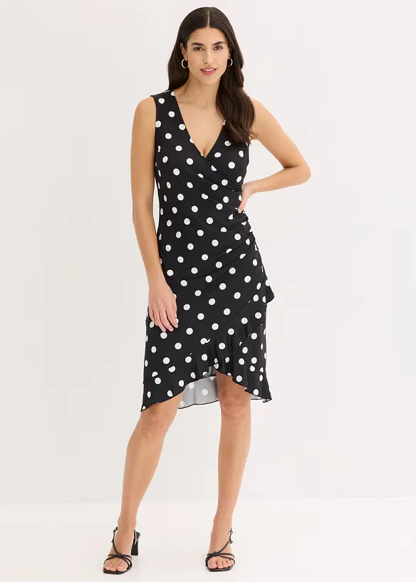 Jerseykleid mit tiefem Ausschnitt, bonprix