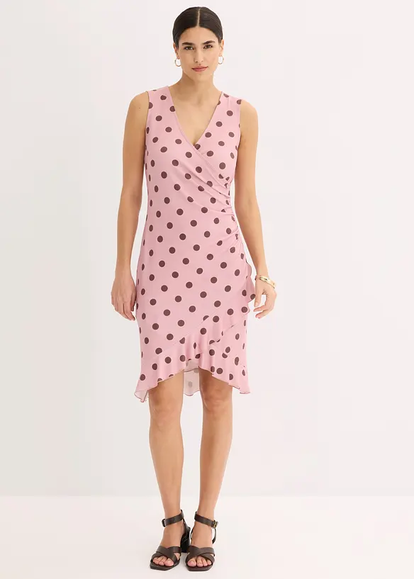 Jerseykleid mit tiefem Ausschnitt, bonprix