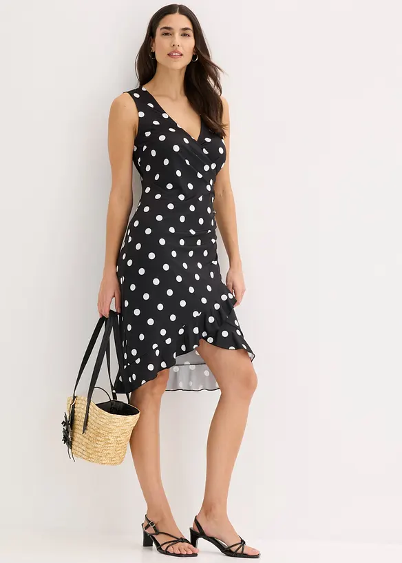 Jerseykleid mit tiefem Ausschnitt, bonprix
