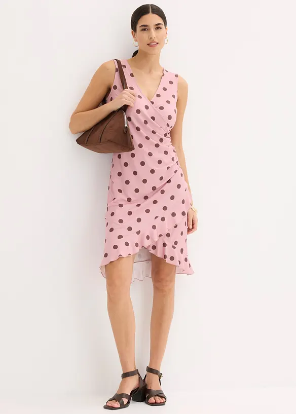 Jerseykleid mit tiefem Ausschnitt, bonprix