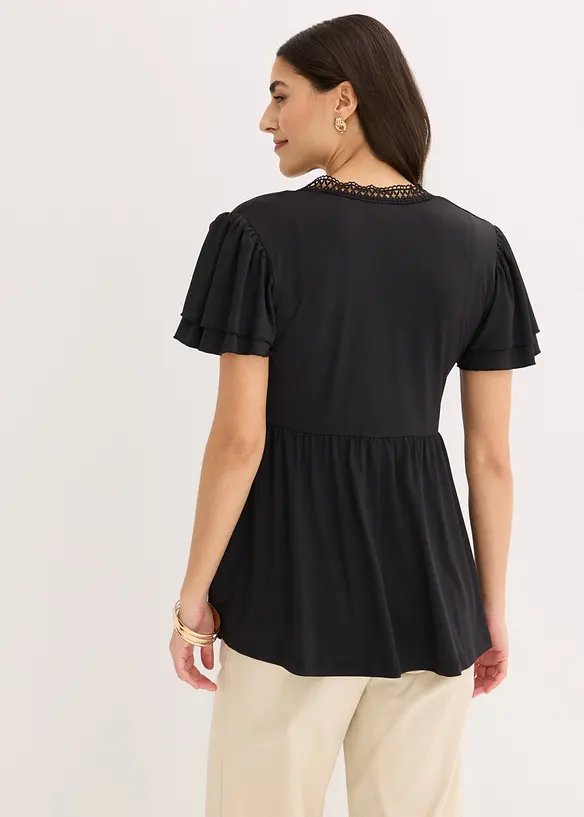 Shirt mit Spitze, bonprix