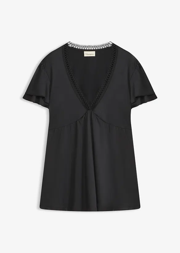 Shirt mit Spitze, bonprix
