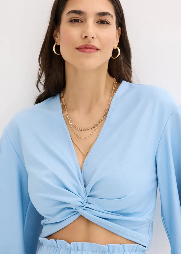 Shirt in verk&uuml;rzter Form, bonprix