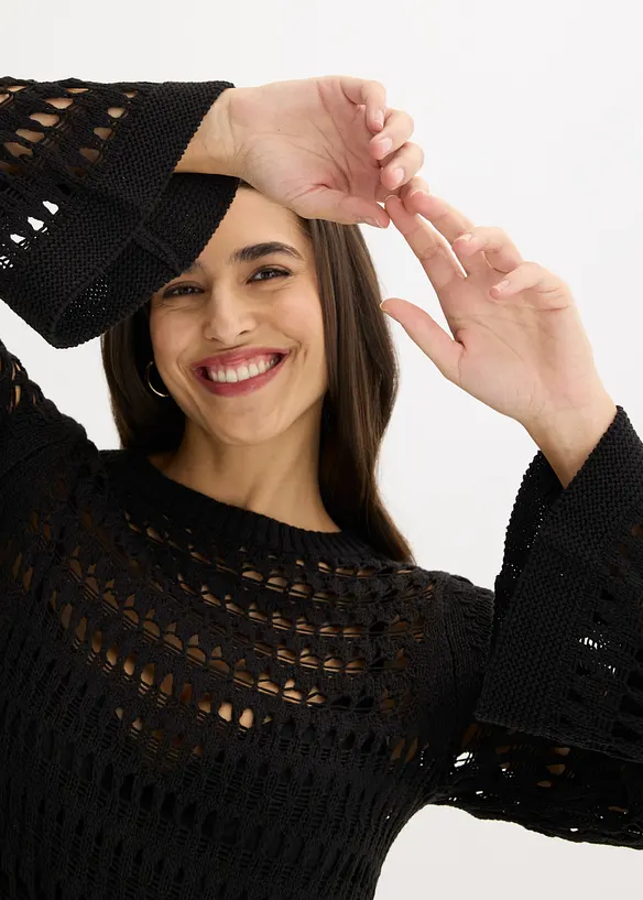 Robe en crochet, bonprix