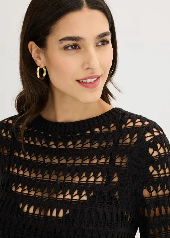 Robe en crochet, bonprix