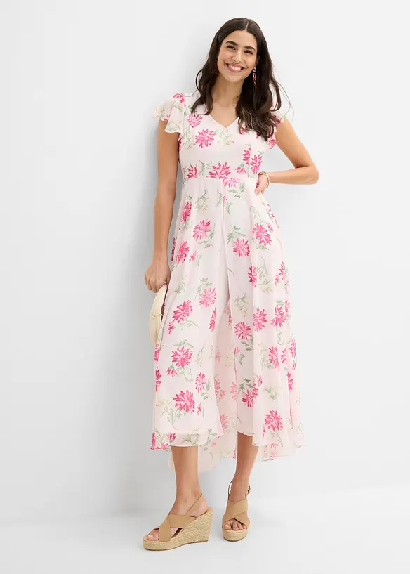 Combinaison avec d&eacute;collet&eacute; en V, bonprix