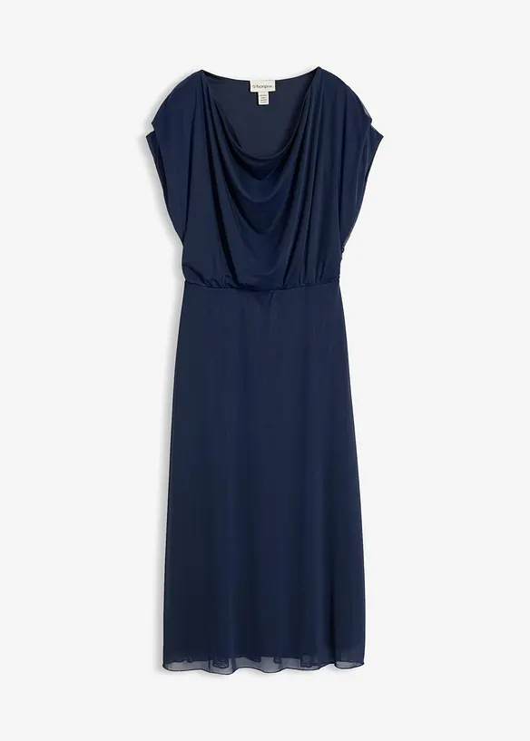 Robe en jersey mesh doux, bonprix