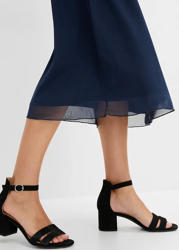 Robe en jersey mesh doux, bonprix