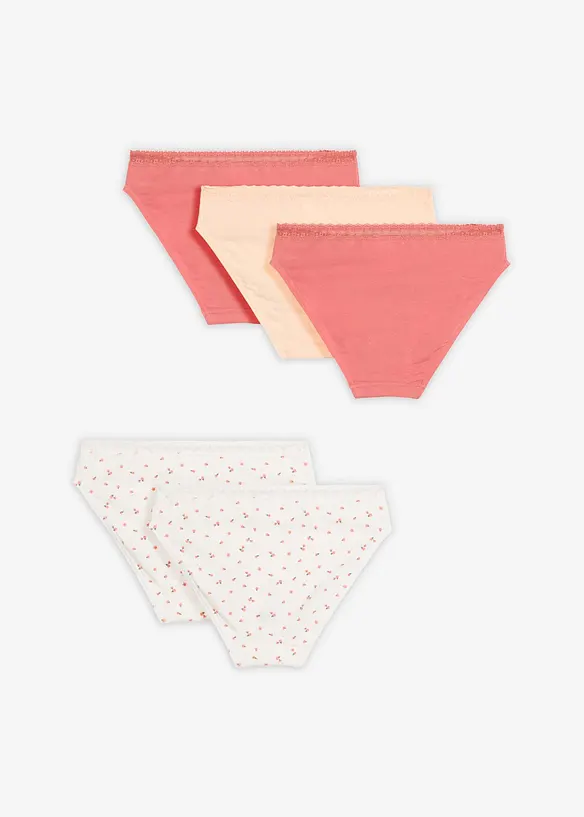 Slip mit weicher Baumwolle (5er Pack), bonprix
