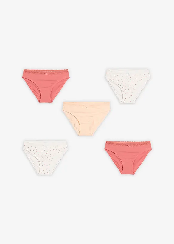 Slip mit weicher Baumwolle (5er Pack), bonprix