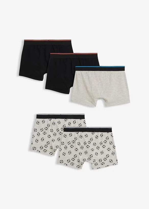 Boxershorts eng mit weicher Baumwolle (5er Pack), bonprix