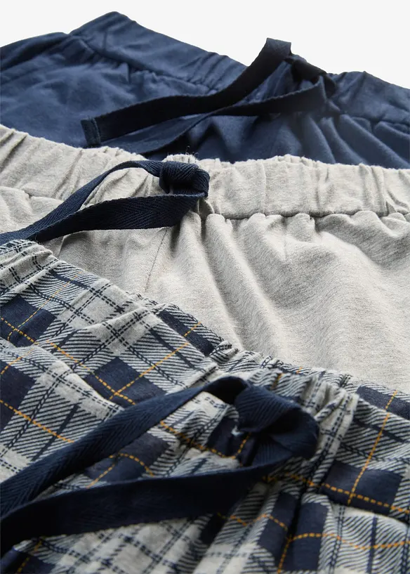 Lot de 3 pantacourts de pyjama, bonprix