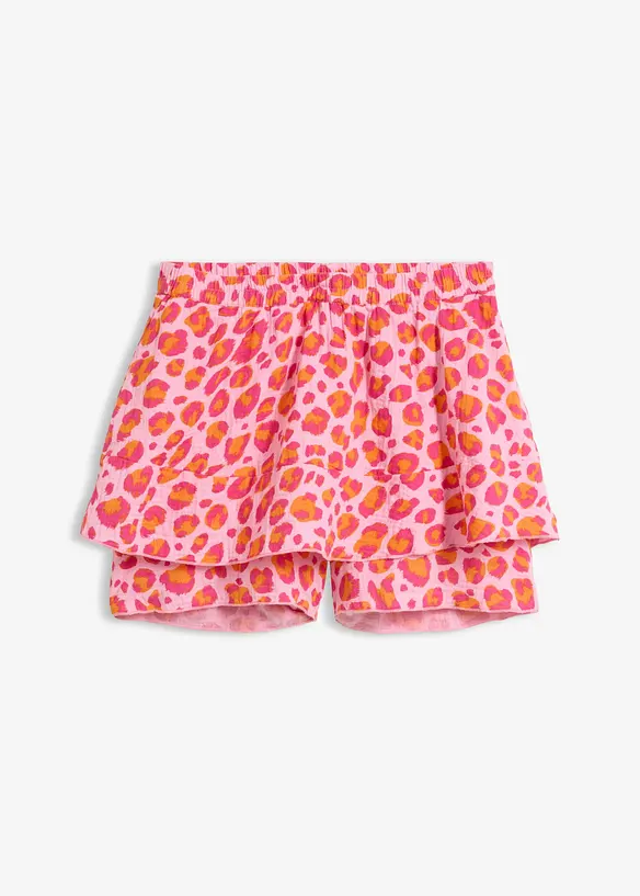 Jupe-short en gaze de coton l&eacute;g&egrave;re, bonprix