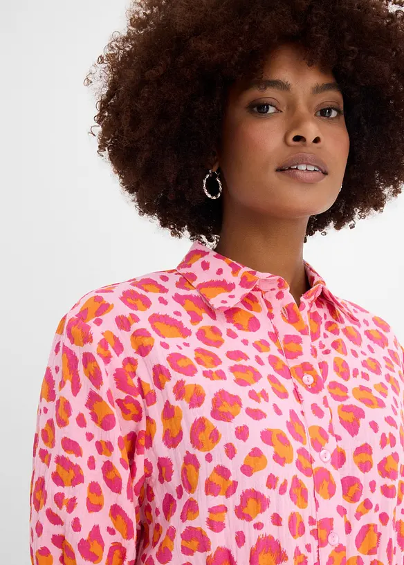 Blusenkleid aus luftigem Musselin, bonprix