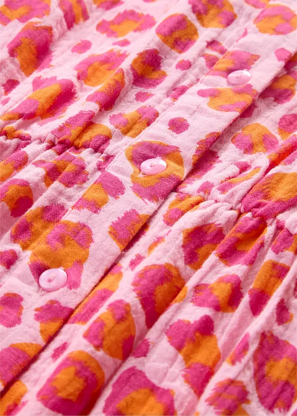 Blusenkleid aus luftigem Musselin, bonprix