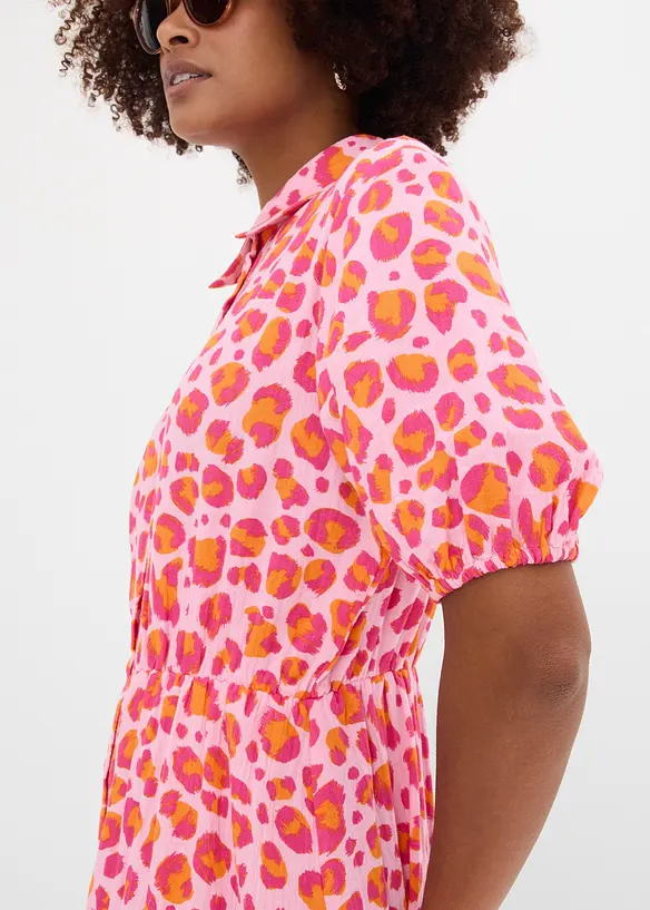 Blusenkleid aus luftigem Musselin, bonprix