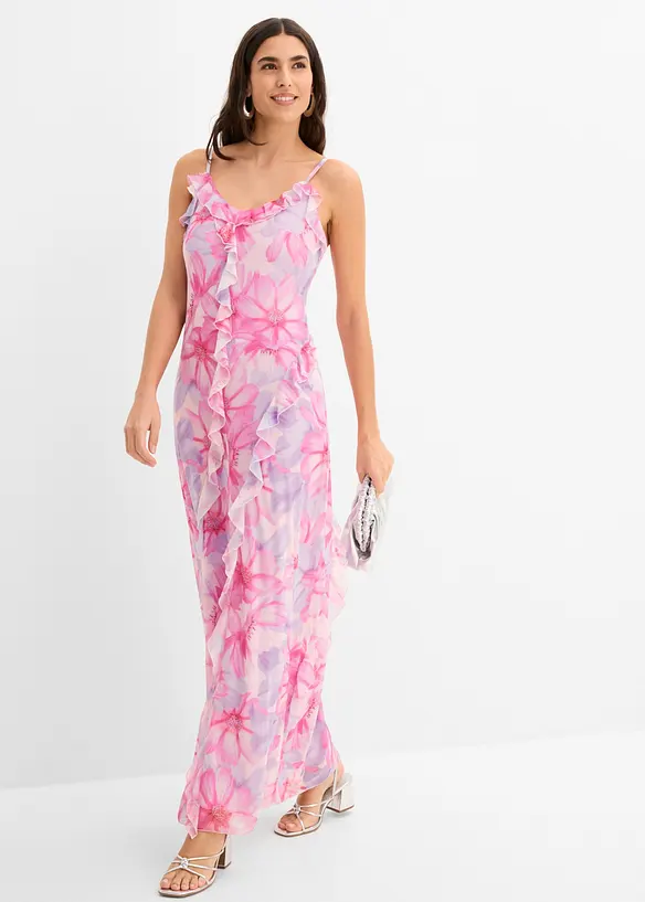 Tr&auml;gerkleid aus softem Mesh, bonprix