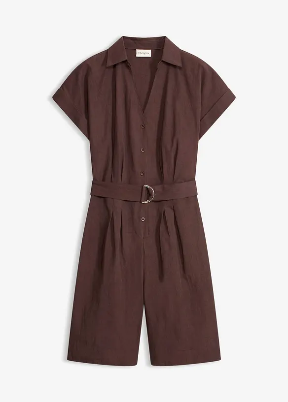 Combishort avec ceinture &agrave; nouer, bonprix
