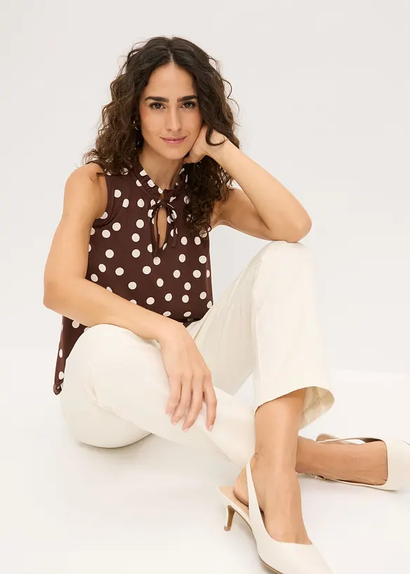 Jersey-Top aus Viskose-Mix, bonprix