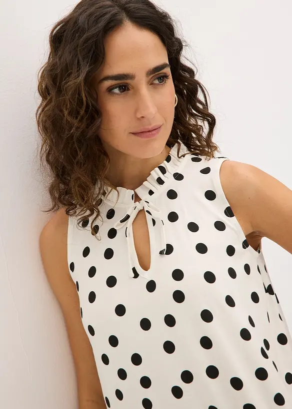 Jersey-Top aus Viskose-Mix, bonprix